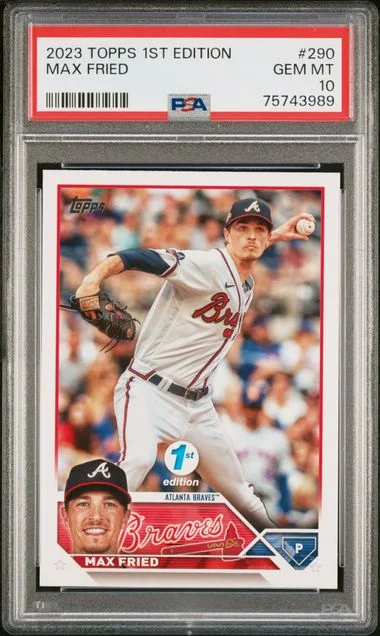 2023 Topps Max Fried 1st Edition #290 card image