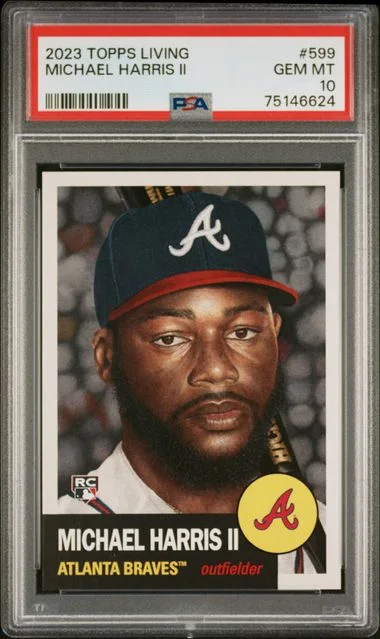 2023 Topps Michael Harris II (/8895) Living #599 card image