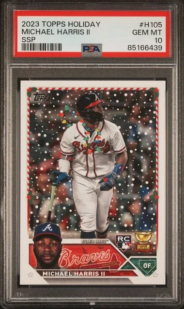 2023 Topps Michael Harris II Holiday SP #H105 card image