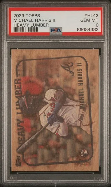 2023 Topps Michael Harris II Heavy Lumber Update #HL43 card image