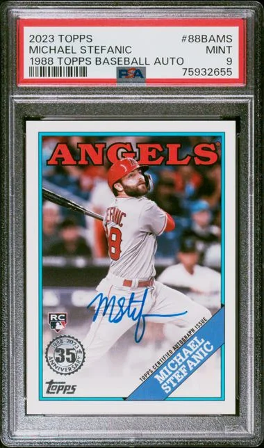 2023 Topps Michael Stefanic 1988 Topps Baseball Autographs #88Bams card image