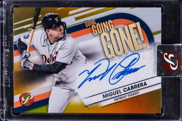 2023 Topps Miguel Cabrera Going... Going... Gone! #GA-MC card image