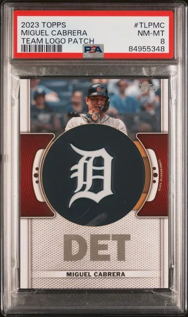 2023 Topps Miguel Cabrera Team Logo Commemorative Patch #TLPMC card image