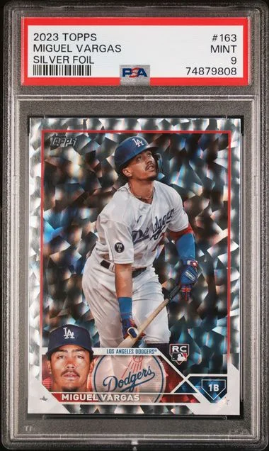 2023 Topps Miguel Vargas Silver Foil #163 card image