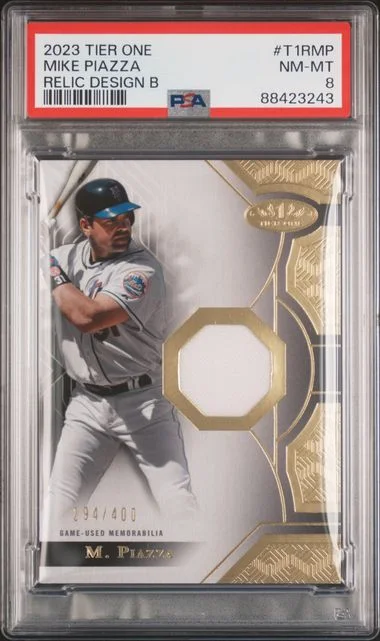 2023 Topps Mike Piazza Game-Used Tier One Relics Design B #T1RMP card image