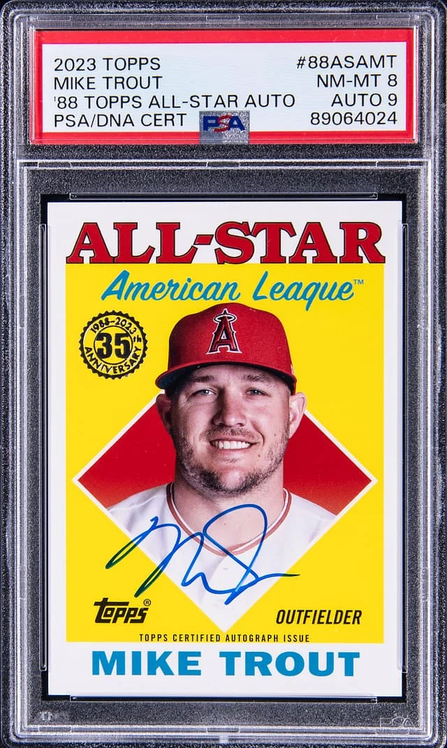 2023 Topps Mike Trout 88 All-Star Autograph #88ASAMT card image