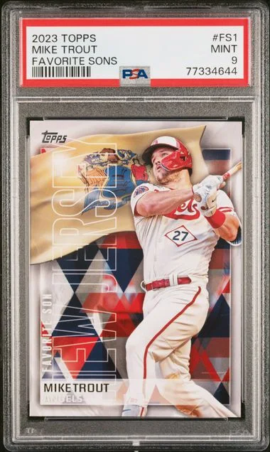 2023 Topps Mike Trout Favorite Sons #Fs1 card image