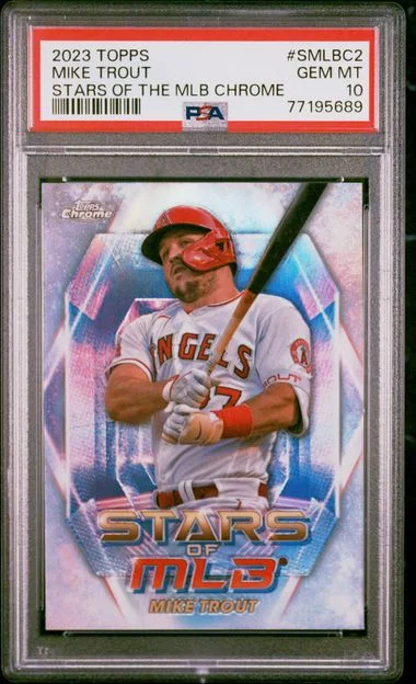 2023 Topps Mike Trout Stars Of The MLB Chrome #SMLBC2 card image