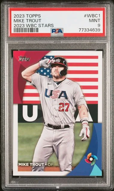 2023 Topps Mike Trout 2023 World Baseball Classic Stars #WBC-1 card image