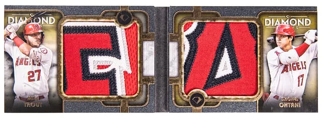 2023 Topps Mike Trout/Shohei Ohtani Diamond Icons #DPDR-TO card image