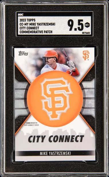 2023 Topps Mike Yastrzemski City Connect Commemorative Patch #CC-MY card image