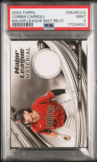 2023 Topps Mlmcca Corbin Carroll Major League Material Relics Series #2 card image