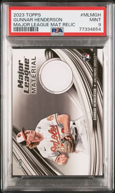 2023 Topps Mlmgh Gunnar Henderson Major League Material Relics Series #2 card image