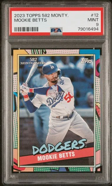 2023 Topps Mookie Betts 582 Montgomery Set #12 card image