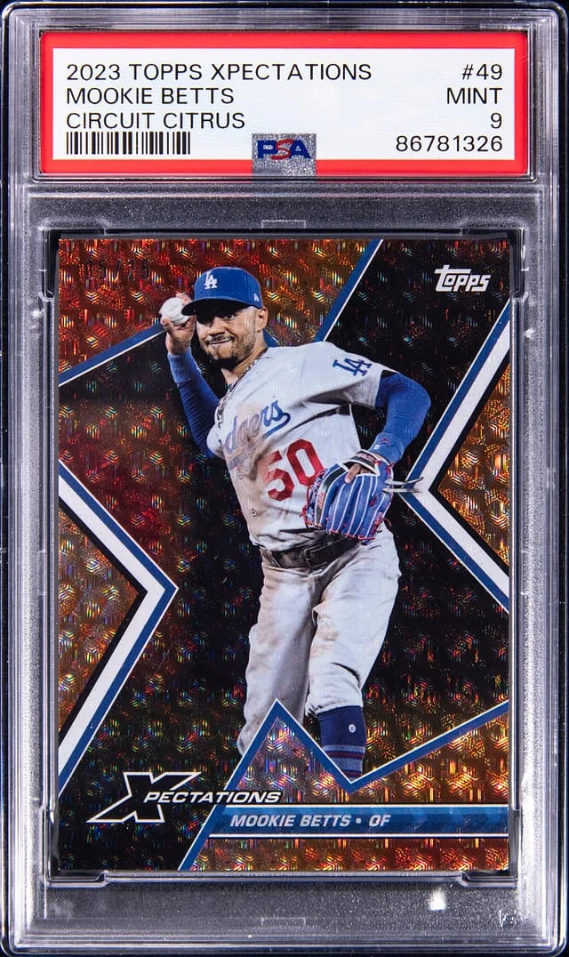 2023 Topps Mookie Betts Xpectations Circuit Citrus #49 card image