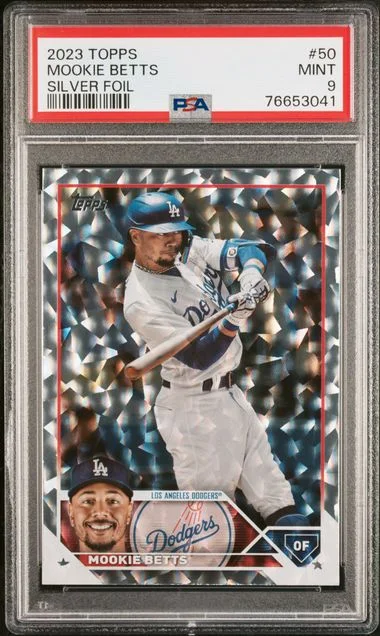 2023 Topps Mookie Betts Silver Foil #50 card image