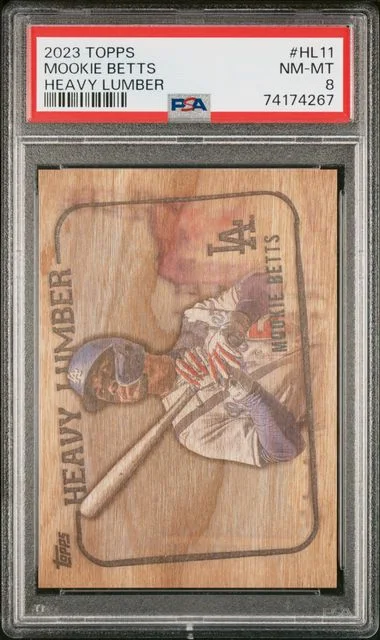 2023 Topps Mookie Betts Heavy Lumber #HL-11 card image