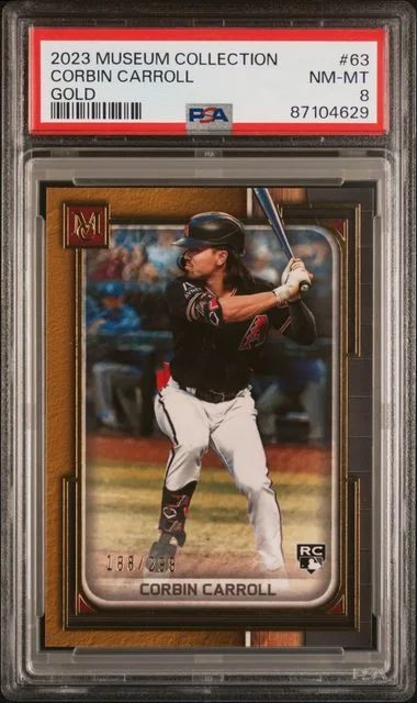 2023 Topps Museum Collection Corbin Carroll Copper #63 card image