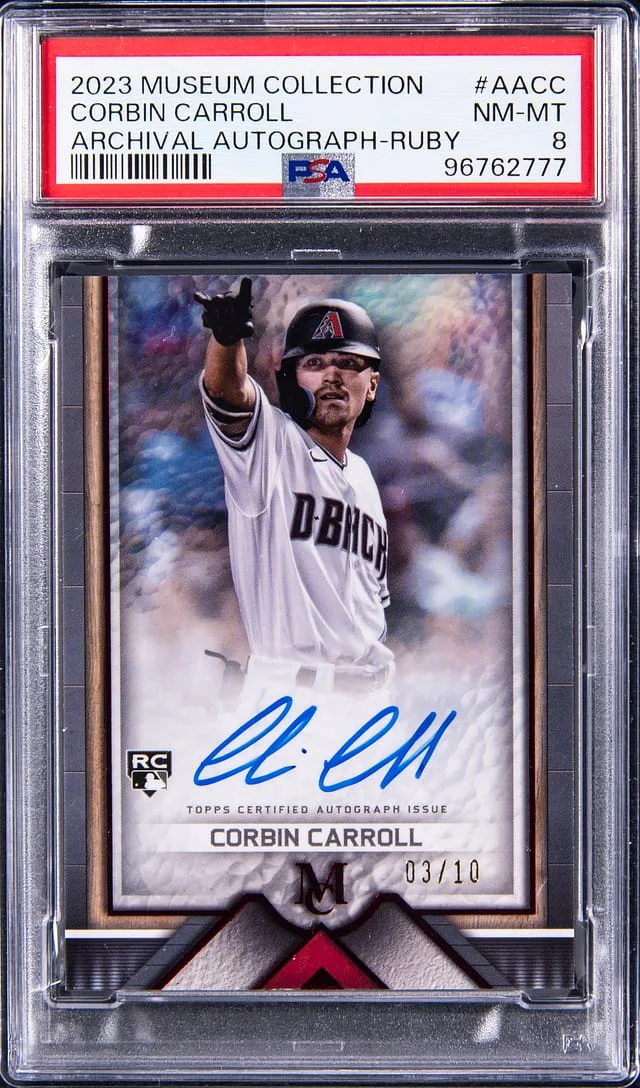2023 Topps Museum Collection Corbin Carroll Archival Autographs #AA-CC card image