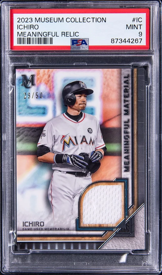 2023 Topps Museum Collection Ichiro Meaningful Relic #IC card image