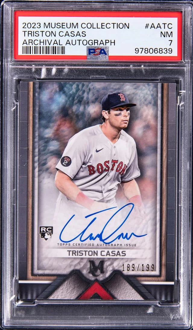 2023 Topps Museum Collection Triston Casas Archival Autograph #AA-TC card image