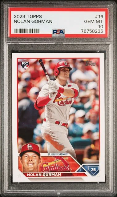 2023 Topps Nolan Gorman #16 card image