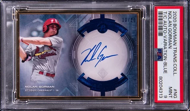 2023 Topps Nolan Gorman Transcendent Collection #BTVA-NG card image