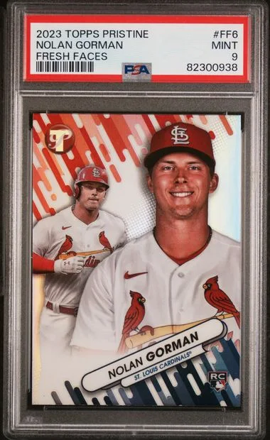 2023 Topps Nolan Gorman Pristine Fresh Faces #Ff6 card image