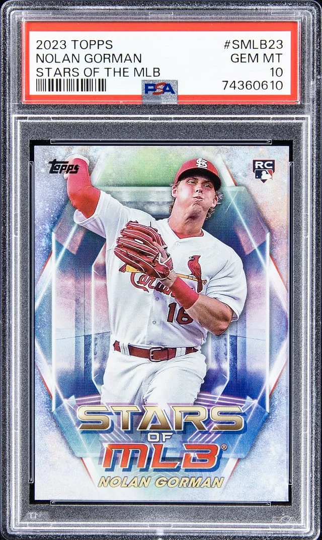 2023 Topps Nolan Gorman Stars of MLB #SMLB-23 card image