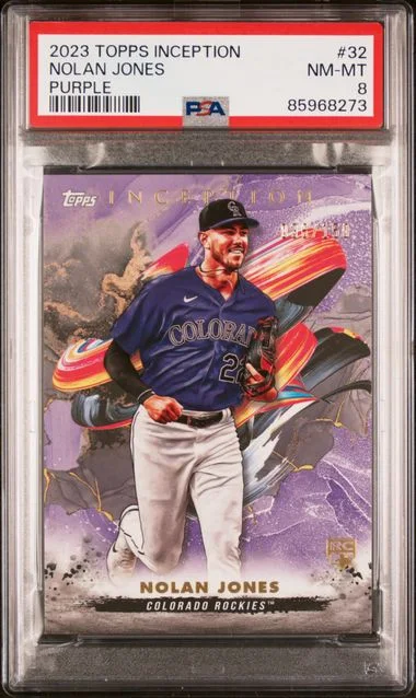 2023 Topps Nolan Jones Inception Blue #32 card image
