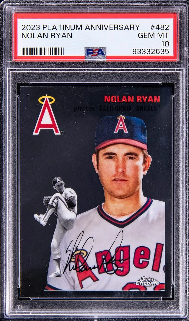 2023 Topps Nolan Ryan Platinum Anniversary #482 card image