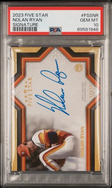 2023 Topps Nolan Ryan Five Star Signatures #FSSNR card image