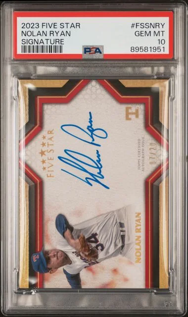 2023 Topps Nolan Ryan Five Star Signatures #FSSNRY card image
