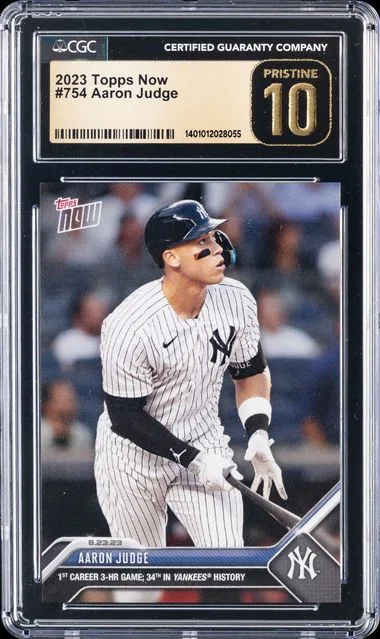 2023 Topps Now Aaron Judge #754 card image