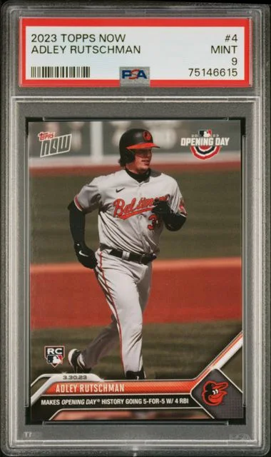 2023 Topps Now Adley Rutschman (/9064) #4 card image
