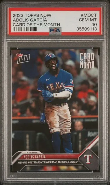 2023 Topps Now Adolis García Card Of The Month #MOCT card image