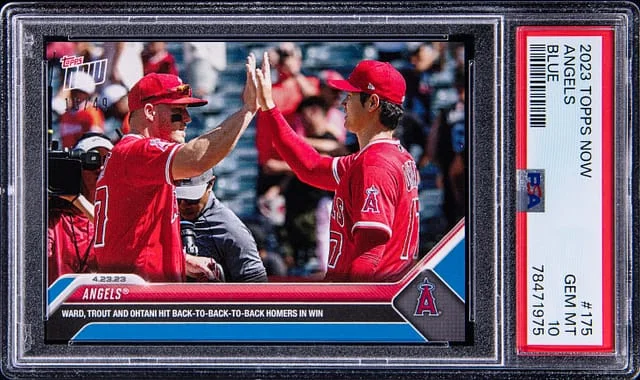 2023 Topps Now Angels Blue #171 card image