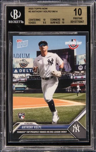 2023 Topps Now Anthony Volpe #2 card image