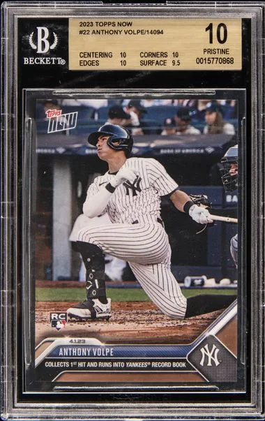 2023 Topps Now Anthony Volpe #22 card image