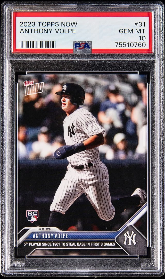 2023 Topps Now Anthony Volpe #31 card image