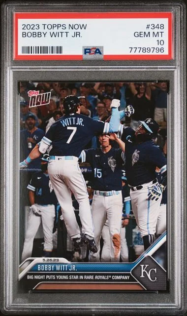 2023 Topps Now Bobby Witt Jr. #348 card image