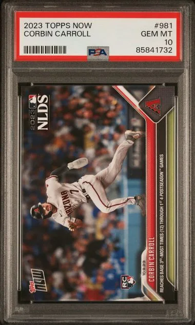 2023 Topps Now Corbin Carroll #981 card image