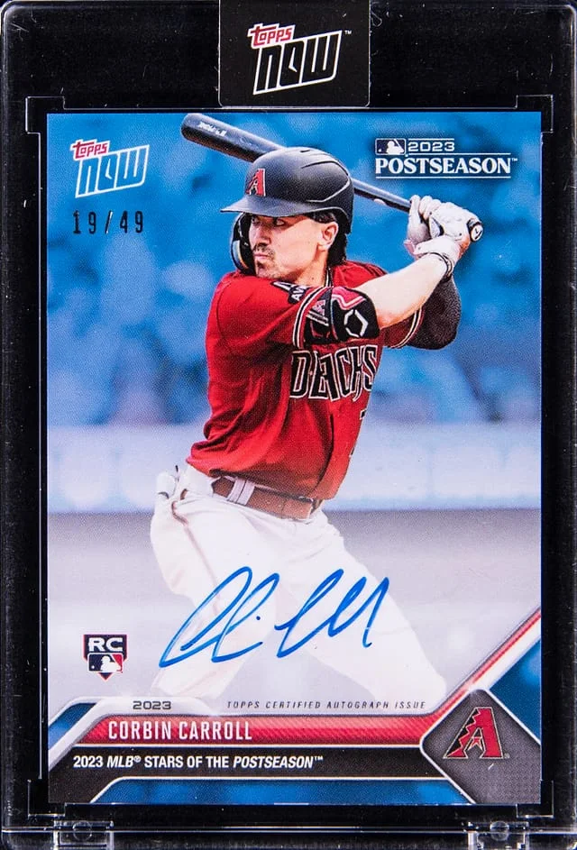 2023 Topps Now Corbin Carroll 2023 Postseason #PSCC-A card image