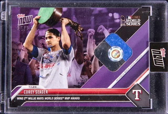 2023 Topps Now Corey Seager World Series #1079B card image