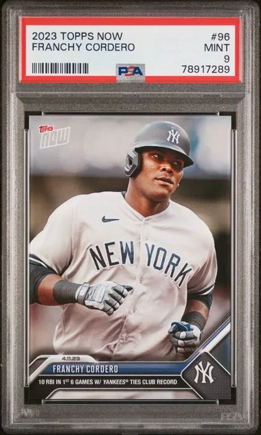2023 Topps Now Franchy Cordero #96 card image