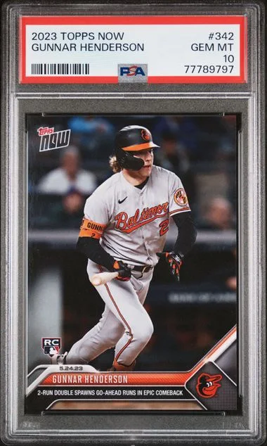 2023 Topps Now Gunnar Henderson #342 card image