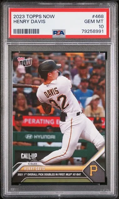 2023 Topps Now Henry Davis #468 card image