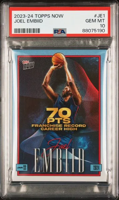 2023 Topps Now Joel Embiid #JE1 card image