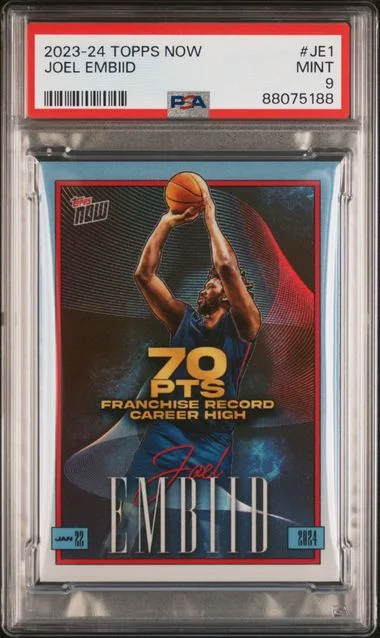 2023 Topps Now Joel Embiid #JEe1 card image