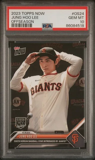 2023 Topps Now Jung Hoo Lee Offseason #OS24 card image